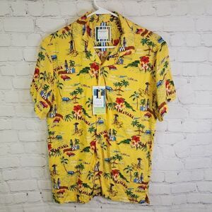 Men's Denim & Flower "Ricky Singh" Hawaiian shirt, size small